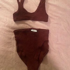 Youswim Eva High Waist two piece - Garnet